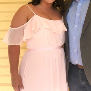 Light pink long dress